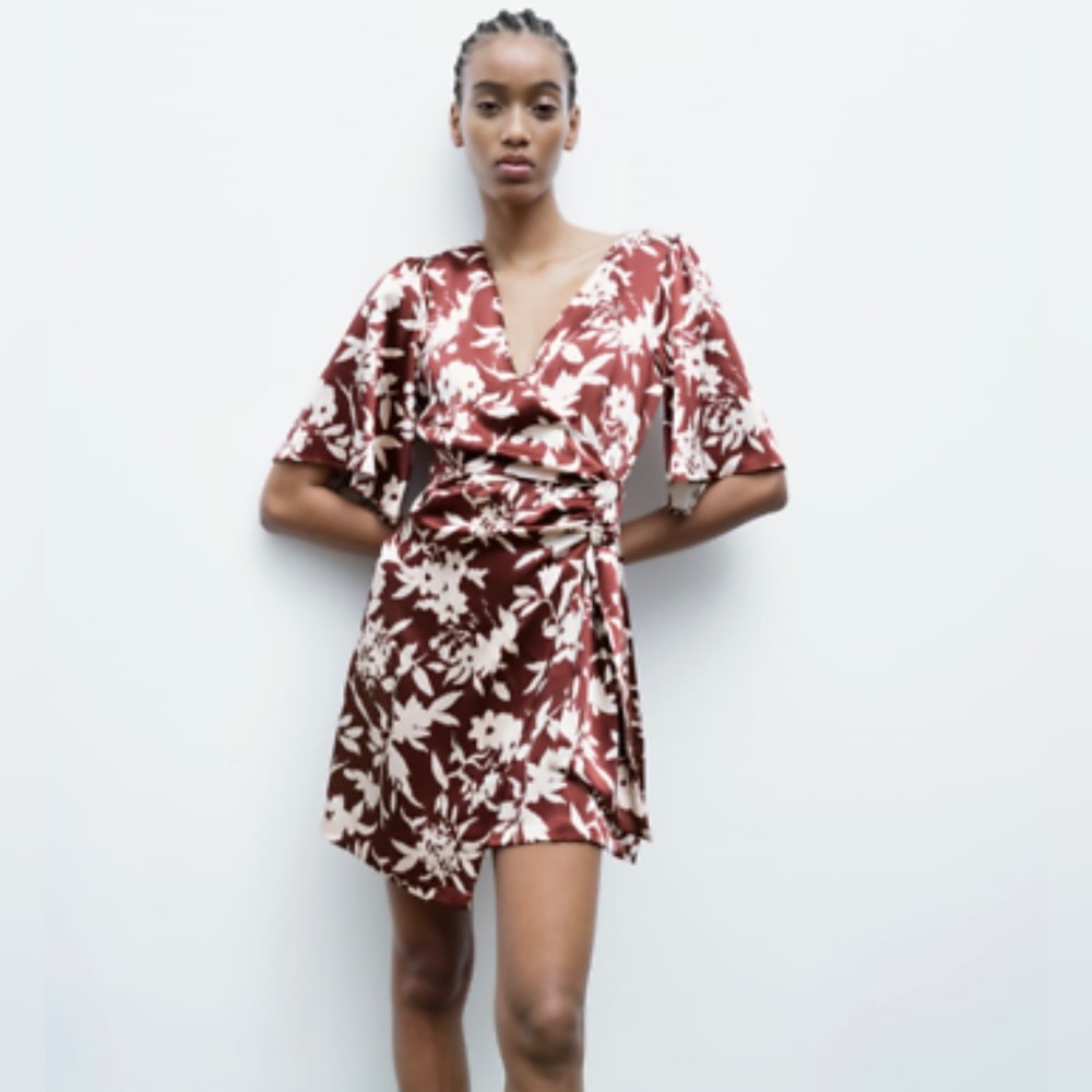 Wrap dress. Never worn. New with tags.